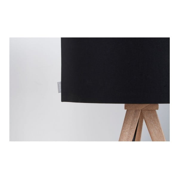 Tripod Wood fekete asztali lámpa - Zuiver-image-3