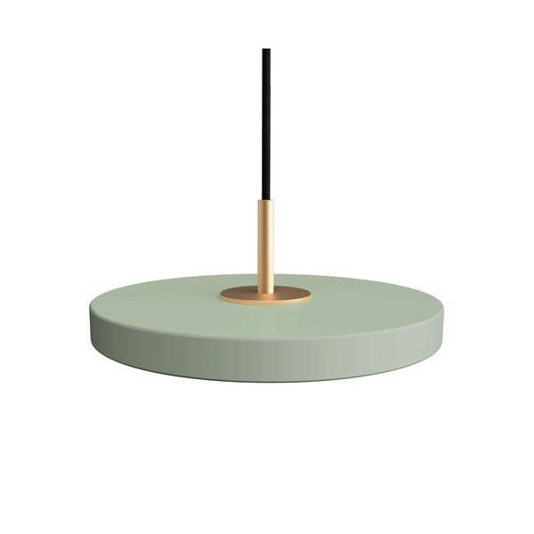 Világoszöld LED függőlámpa fém búrával ø 15 cm Asteria Micro – UMAGE