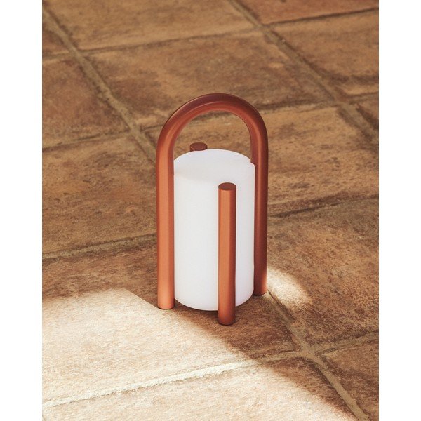 USB LED hordozható kültéri lámpa ø 14 cm Leros – Kave Home-image-2