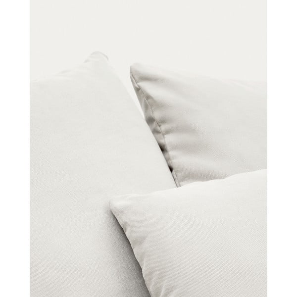 Fehér fotel huzat 140 cm Nora – Kave Home-image-4