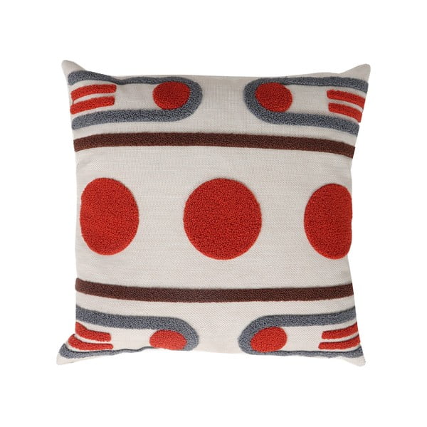 Len párnahuzat 43x43 cm Geometrik – Mioli Decor