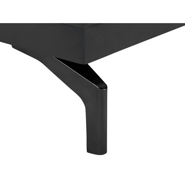 Jupiter sötétszürke fotel, fekete lábakkal - Windsor & C Sofas-image-4