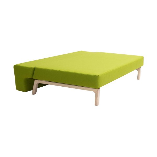 Lazy limezöld kinyitható kanapé - Softline-image-4