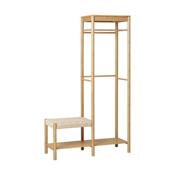 Natúr színű bambusz előszoba bútor Ember – House Nordic-image-1