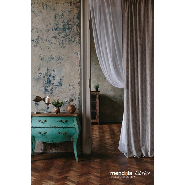 Fehér átlátszó függöny 140x260 cm Michelle – Mendola Fabrics-image-4