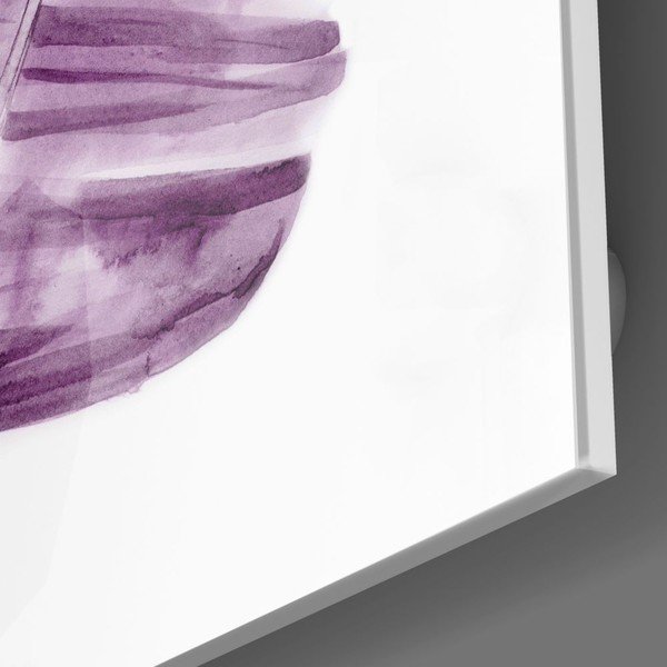 Lila Leaf üvegkép, 46 x 72 cm - Insigne-image-2