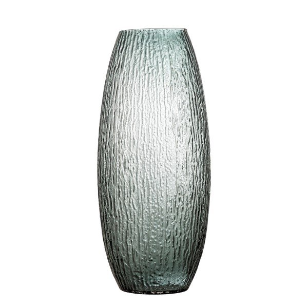 Szürke üveg kézzel készített váza (magasság 50 cm) Brock – Bloomingville