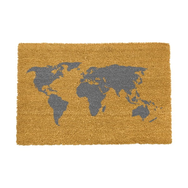 World Map lábtörlő, 40 x 60 cm - Artsy Doormats