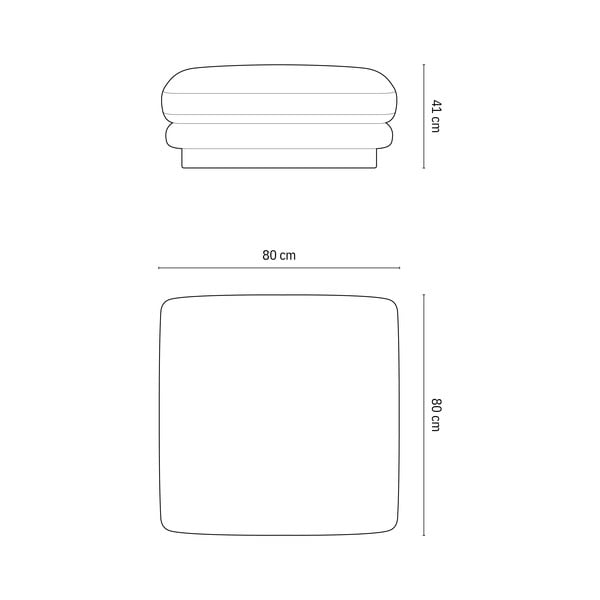 Fehér lábtartó Torino – Micadoni Home-image-3