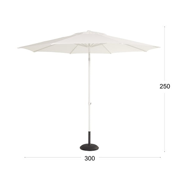 Bézs napernyő, ø 300 cm - Hartman-image-1