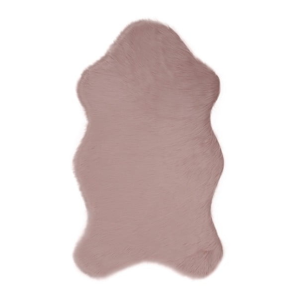 Pelus Powder rózsaszín műszőrme szőnyeg, 90 x 150 cm