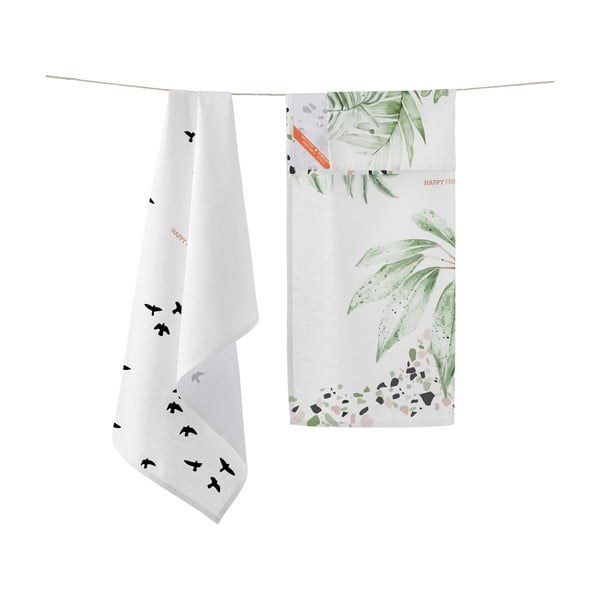 Basic Delicate 2 db-os pamut konyharuha szett, 70 x 50 cm - Happy Friday-image-1