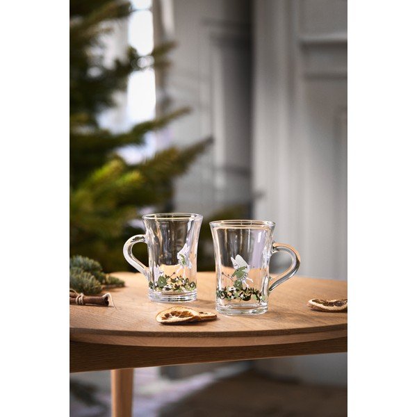 Üveg bögre szett 2 db-os karácsonyi mintával 230 ml Christmas – Holmegaard-image-2