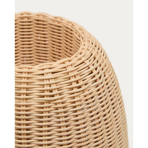 Natúr színű rattan váza (magasság 40 cm) Zilna – Kave Home-image-4
