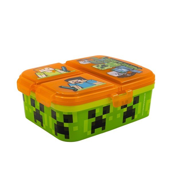 Narancssárga műanyag gyerek uzsonnás doboz Minecraft – STOR-image-2
