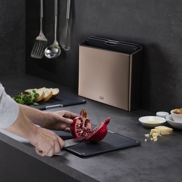 Vágódeszka készlet állvánnyal, 4 db-os 7x35,5 cm-es Folio - Joseph Joseph-image-1