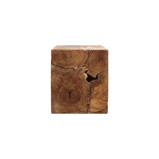 Cube teakfa tárolóasztal, 30 x 35 cm - HSM collection