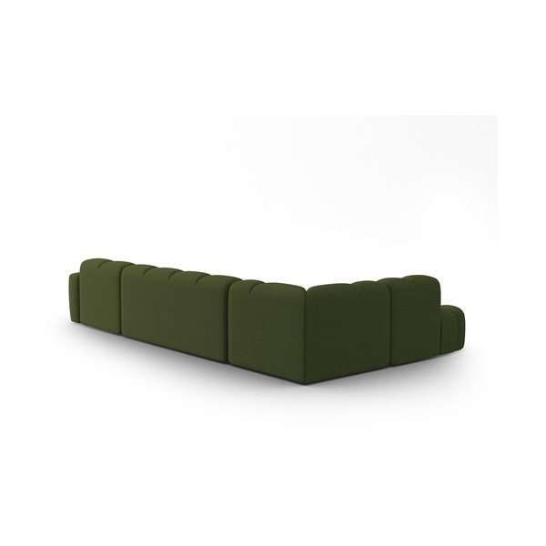 Zöld sarokkanapé Lisa – Micadoni Home-image-4