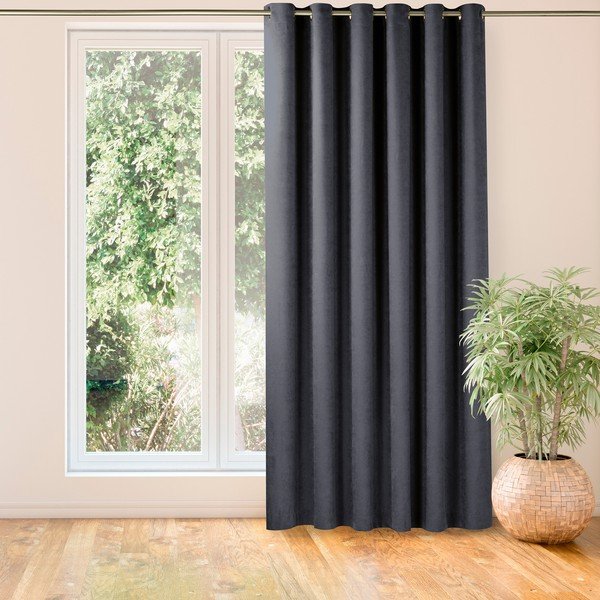 Antracitszürke függöny 140x270 cm Milana – Homede-image-4