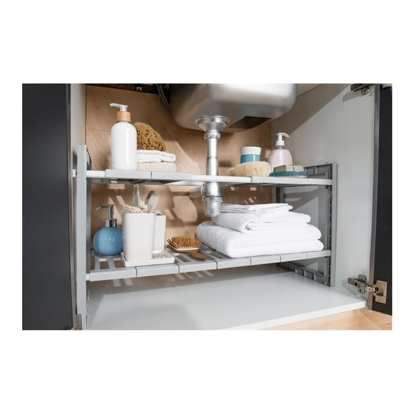 Expandable Shelf mosogató alatti polc, állítható szélességgel - Compactor-image-4