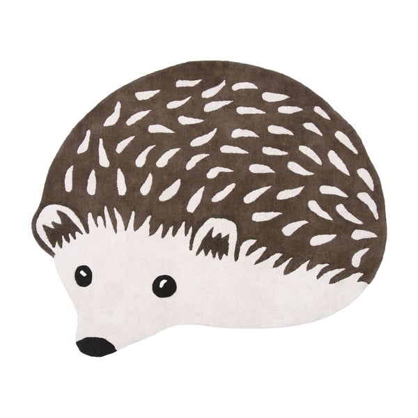 Barna gyerek szőnyeg 120x105 cm Hedgehog – Lilipinso