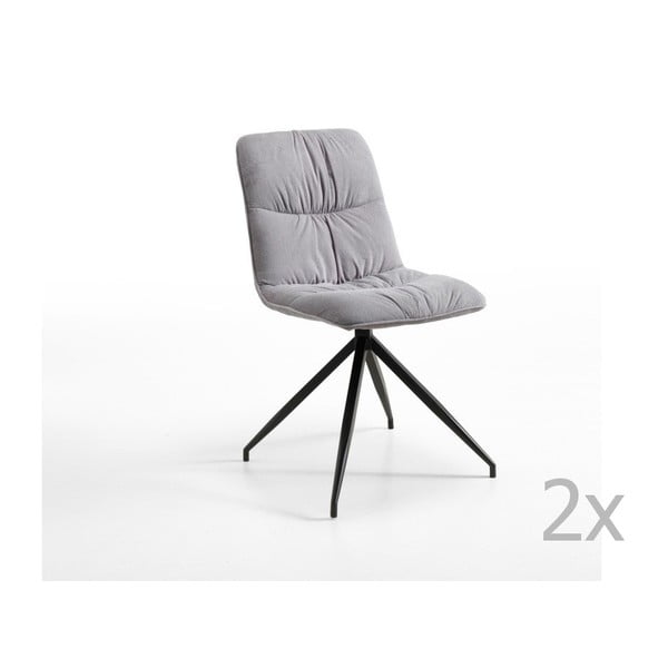 Galena szürke szék, 2 darab - Design Twist