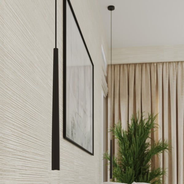 Fekete függőlámpa ø 19,5 cm Bliss – Sollux-image-3