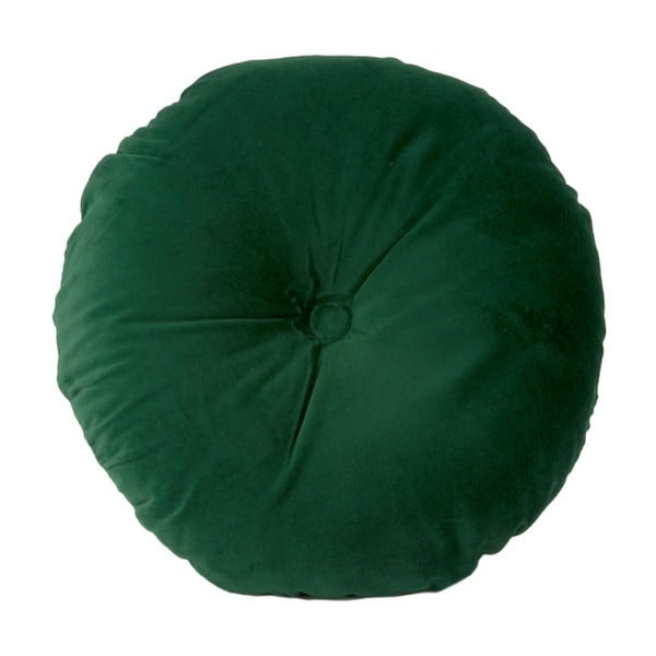 Zöld pamut díszpárna, ⌀ 45 cm - PT LIVING