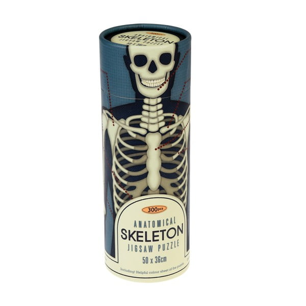 Anatomical Skeleton puzzle tubusban - Rex London