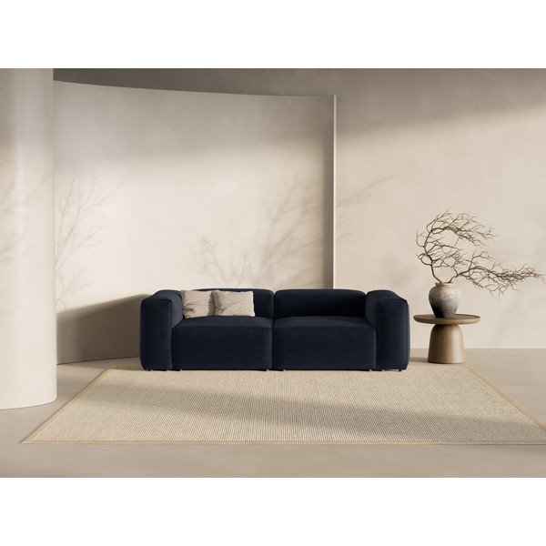 Sötétkék kanapé 264 cm Bergamo – Cosmopolitan Design-image-1