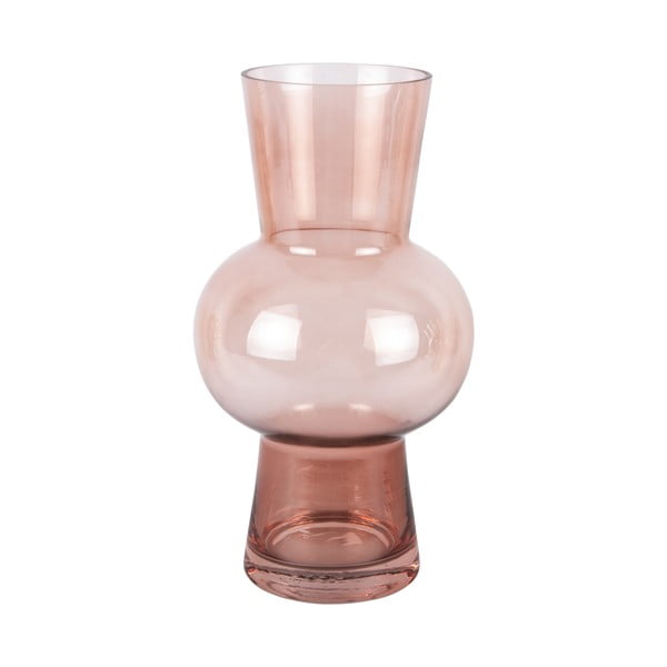 Világos rózsaszín üveg váza Gleam Sphere – PT LIVING