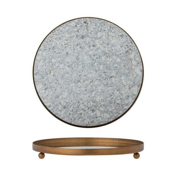 Üveg dekoratív tálca ø 35 cm Glacier – Bloomingville