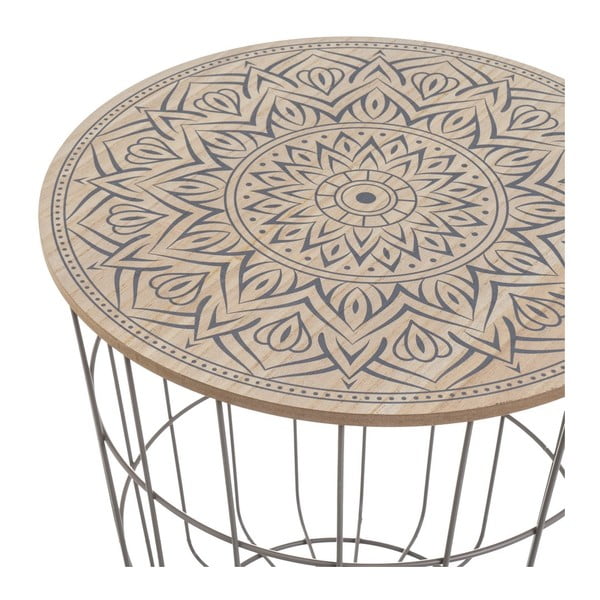 Kerek tárolóasztal szett 2 db-os ø 40 cm – Casa Selección-image-2