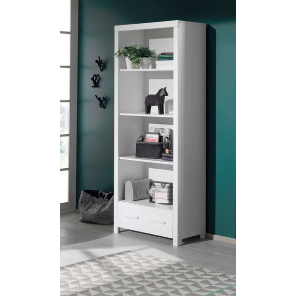 Erik fehér gyerek könyvespolc - Vipack-image-1