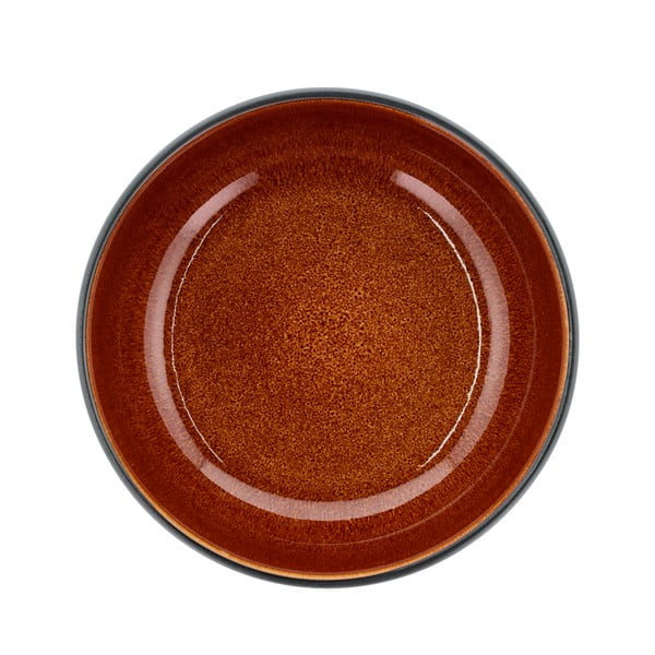 Fekete-borostyán színű kőedény tálka ramenhez Gastro Black/Amber – Bitz-image-1