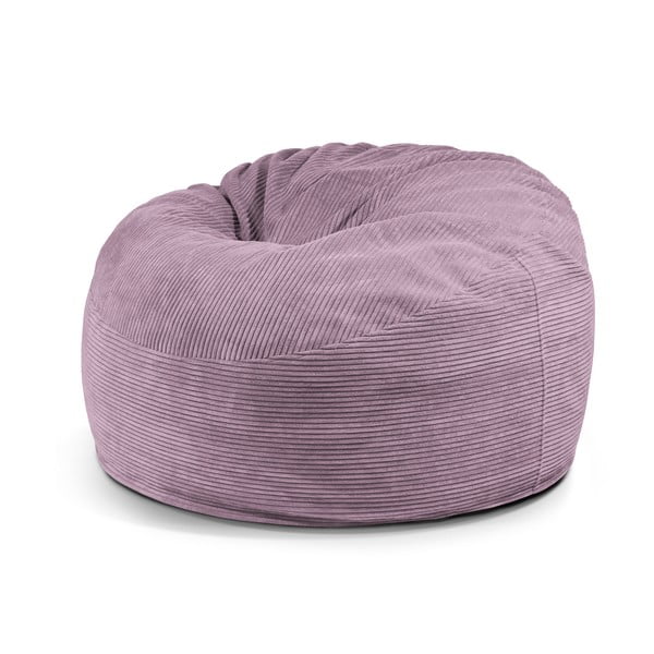 Lila kordbársony babzsákfotel Om 110 – SLOWDOWN