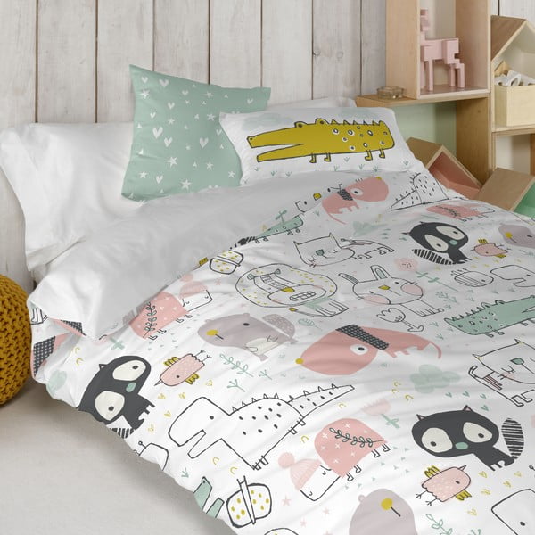 Best Buddies kétoldalas pamut párnahuzat, 50 x 30 cm - Moshi Moshi-image-3