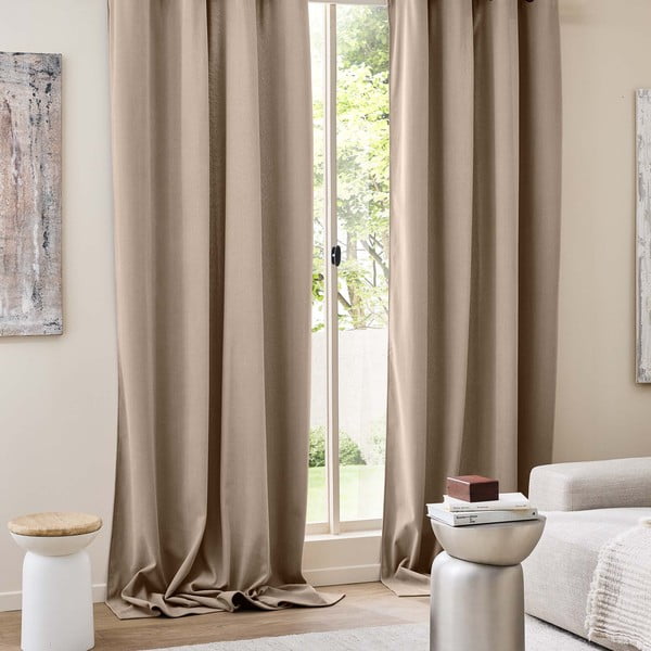 Barna kordbársony termo függöny 140x260 cm Madison – douceur d'intérieur-image-3