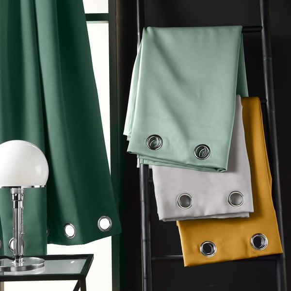 Világoszöld sötétítő függöny 135x180 cm Occult – douceur d'intérieur-image-3