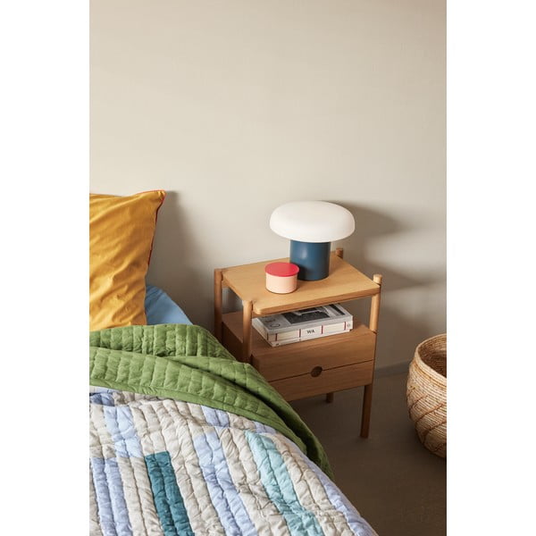 Natúr színű éjjeliszekrény tölgyfa dekorral Appeal – Hübsch-image-1