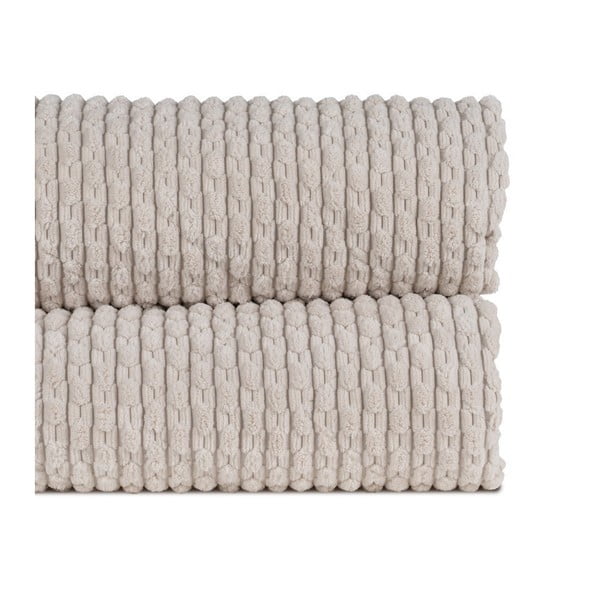 Bézs steppelt ágytakaró 230x260 cm – Ixia