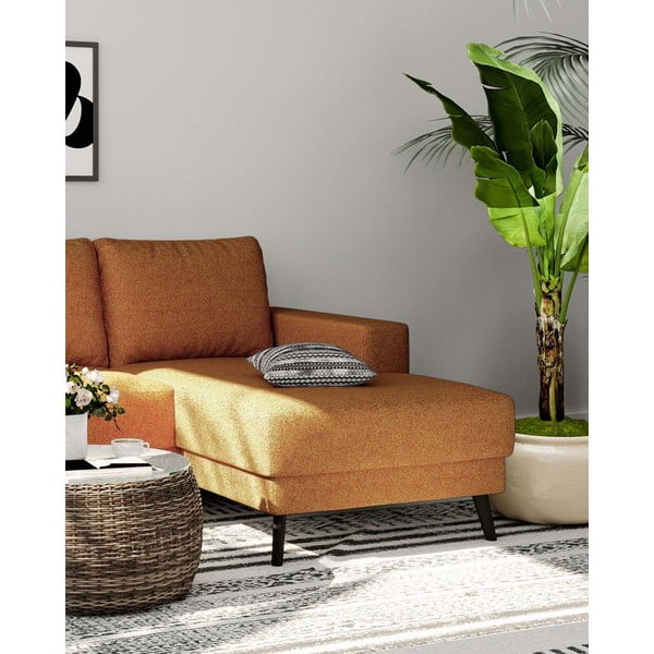 Narancssárga sarokkanapé (jobb oldali) Fynn – Ghado-image-4