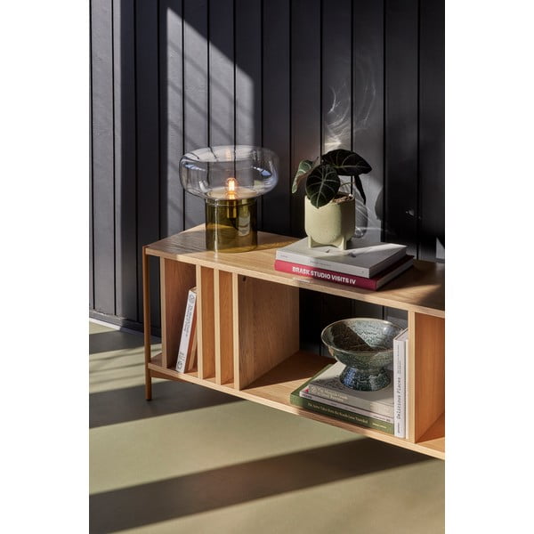 Zöld üveg asztali lámpa Crave - Hübsch-image-1