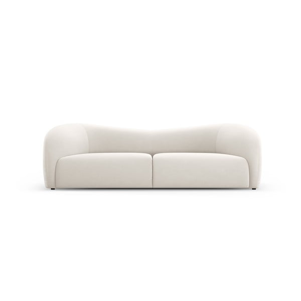 Fehér bársony kanapé 237 cm Santi – Interieurs 86