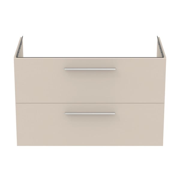 Krémszínű fali mosdó alatti szekrény 100x63 cm i.Life B – Ideal Standard-image-2