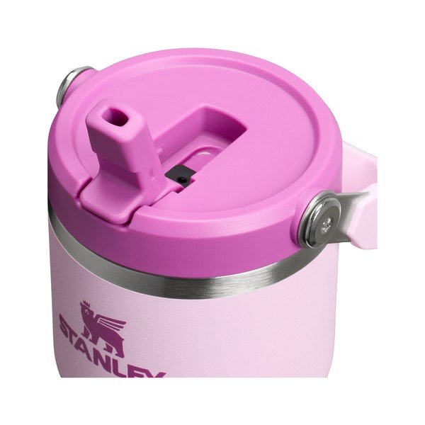 Rózsaszín rozsdamentes acél termosz 600 ml IceFlow™ Flip Straw 2.0 Cherry Blossom – Stanley-image-2