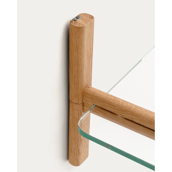 Natúr színű üveg moduláris polcrendszer 90x28x30,5 cm Sitra – Kave Home-image-4