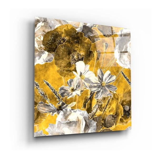 Daisies üvegkép, 40 x 40 cm - Insigne