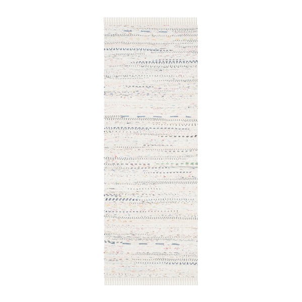 Elena fehér pamut futószőnyeg, 68 x 182 cm - Safavieh