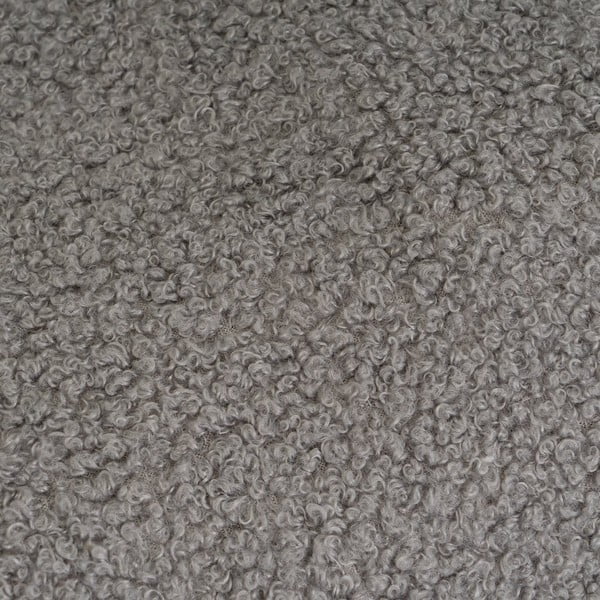 Szürke sherpa takaró 130x160 cm Sherpa Bouclé – Casa Selección-image-3